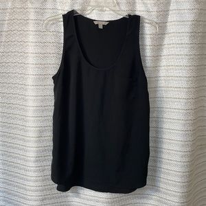 Women’s all black, tank top by banana republic, size medium